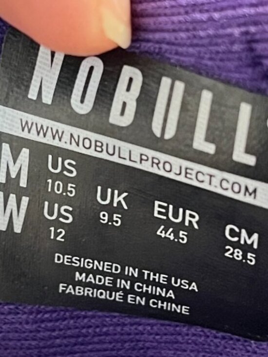 Nobull Mesh Runner Mens Size 10.5 Purple Athletic Training Walking Shoes Sneaker